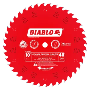 10 in. x 40 Tooth Ultimate General Purpose Saw Blade