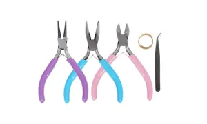 4.5-Inch Coloured Mini Tool Pliers Set