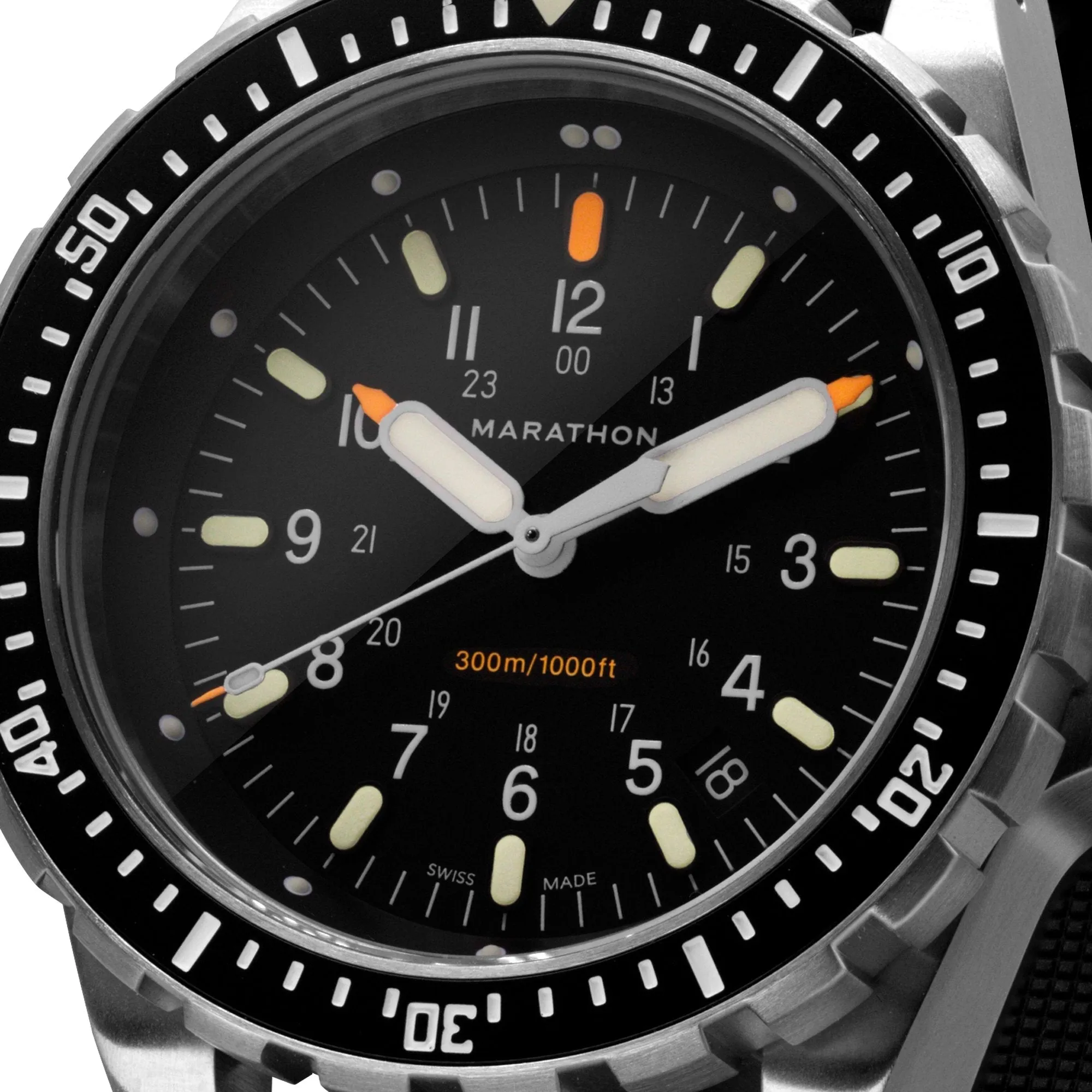 46mm Jumbo Diver's Quartz (JSAR) with Stainless Steel Bracelet