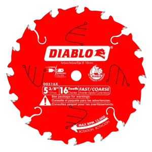 5-3/8 in. x 16 Tooth Framing Trim Saw Blade