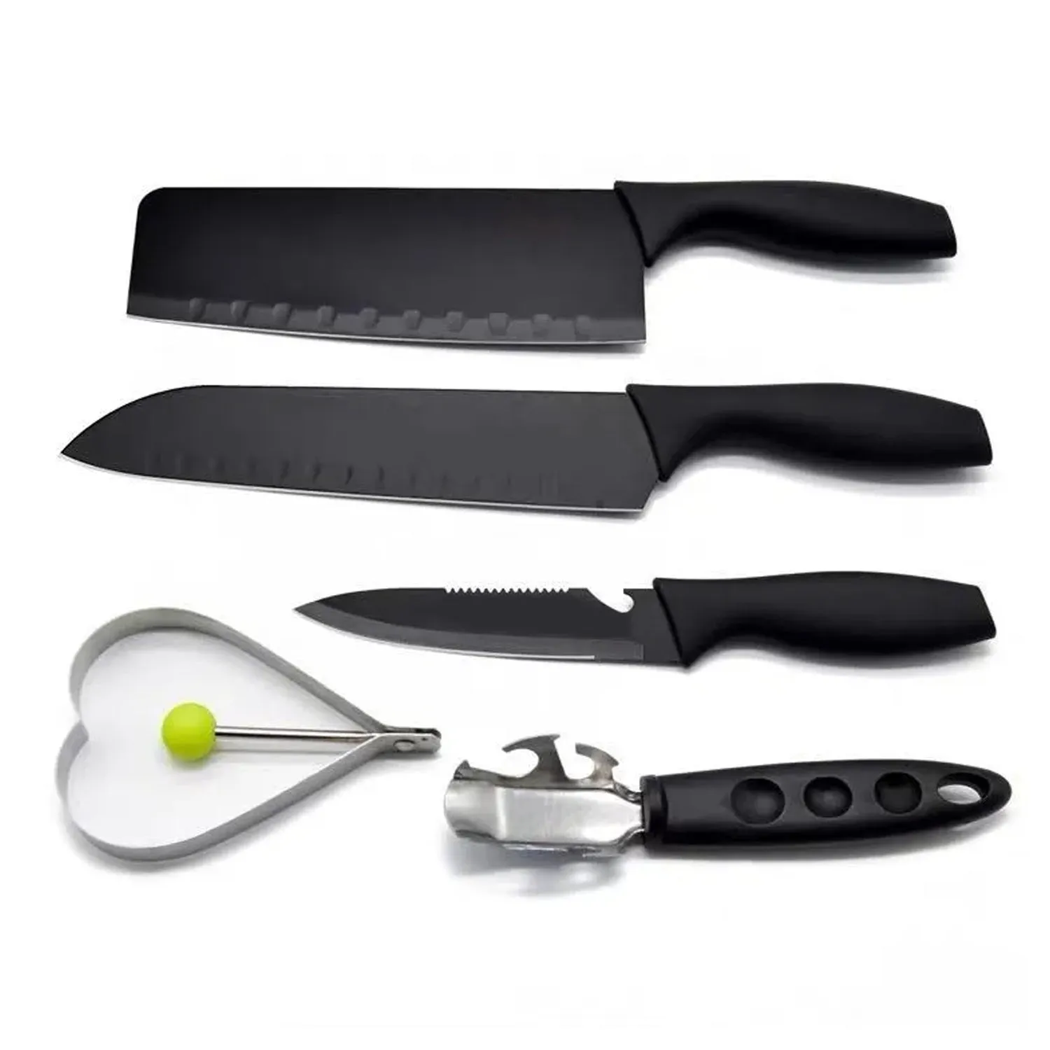 5911 Kitchen Chef Cutlery Stainless Steel Knife Set, Chopping Knife, Chef Knife, Utility Knife, Butcher Knife (Pack of 5pc).