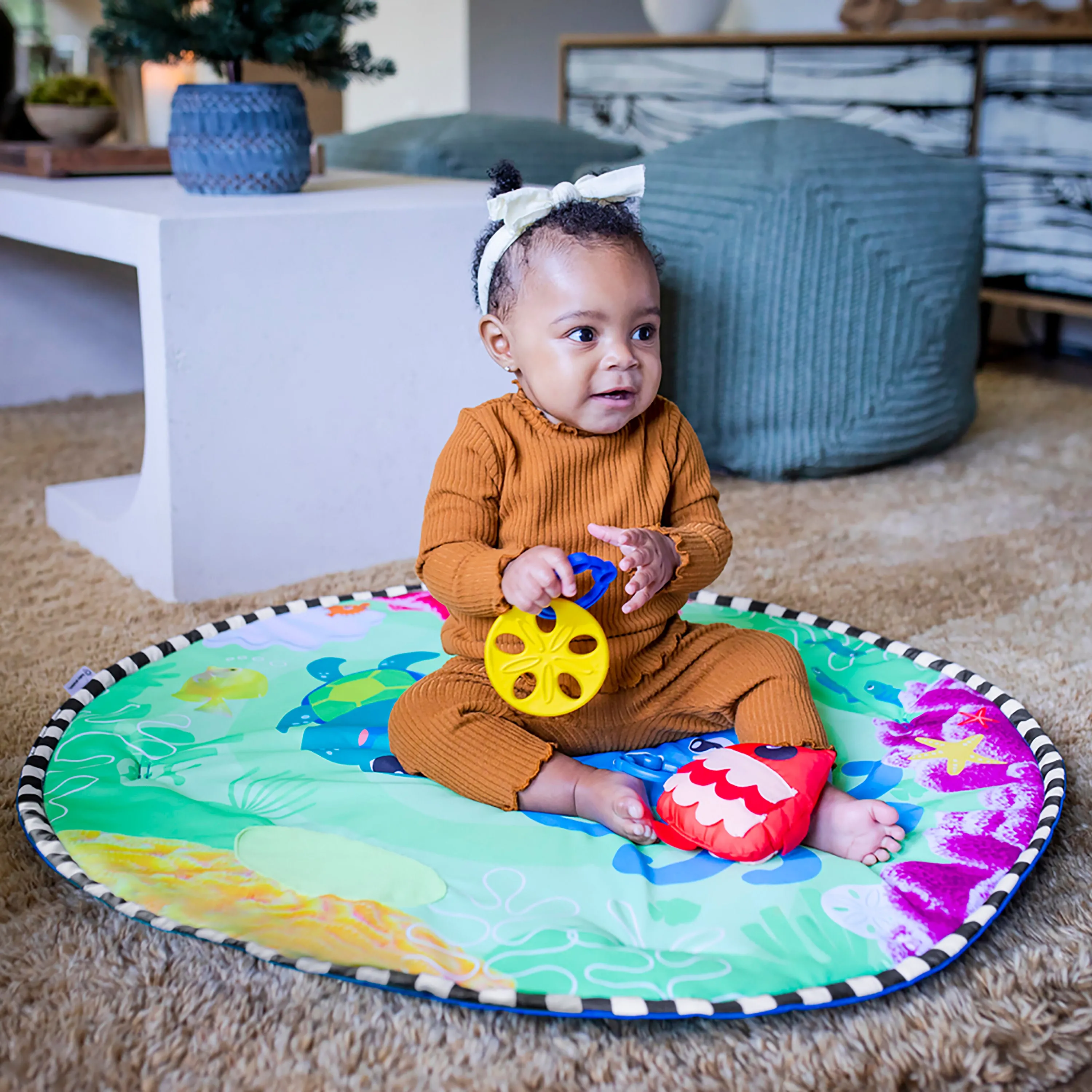 Baby Einstein Baby Einstein Sea Floor Explorers Tummy Time Water Play Mat