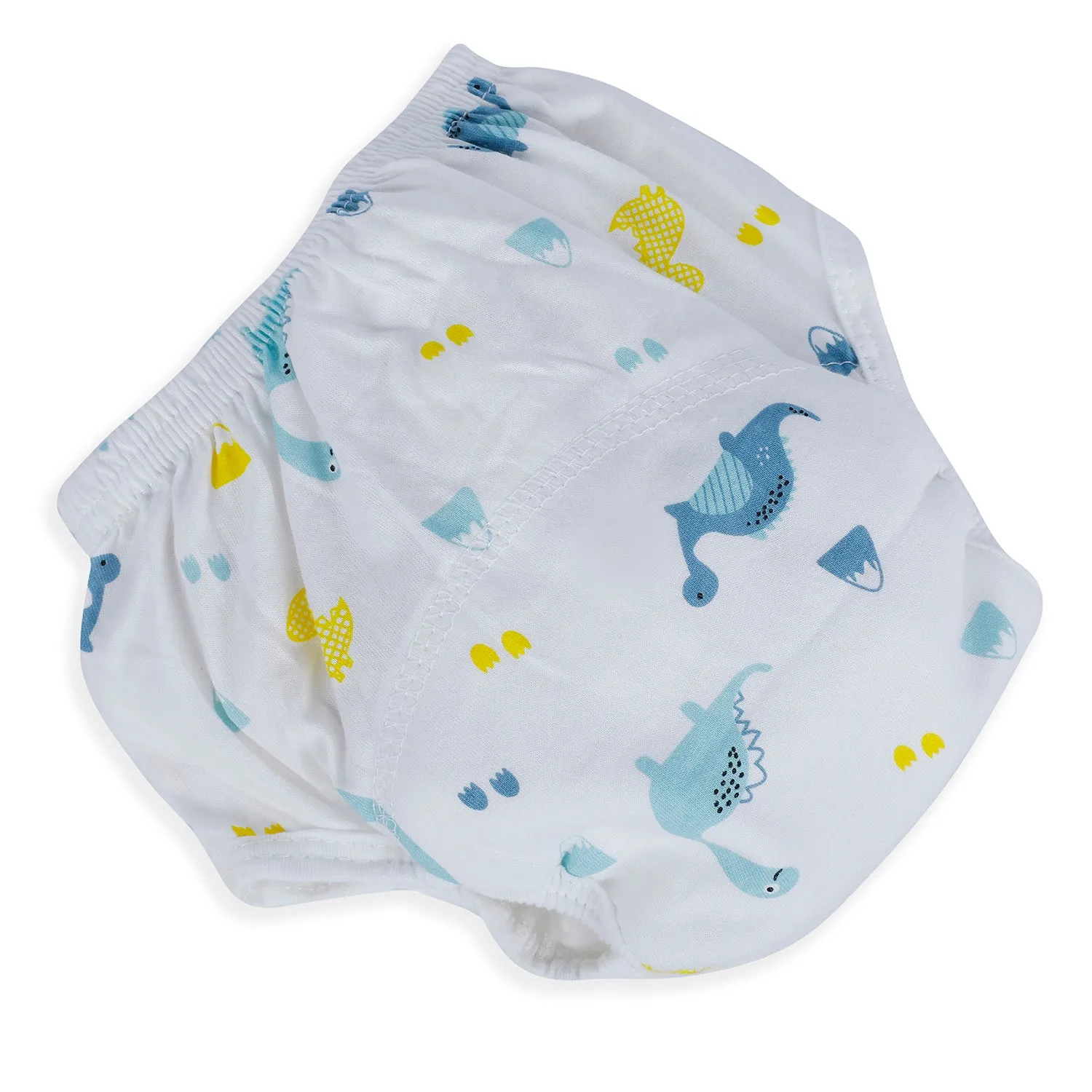 Baby Moo Dinosaur Reusable Cloth Training Diaper Panty - Multicolour