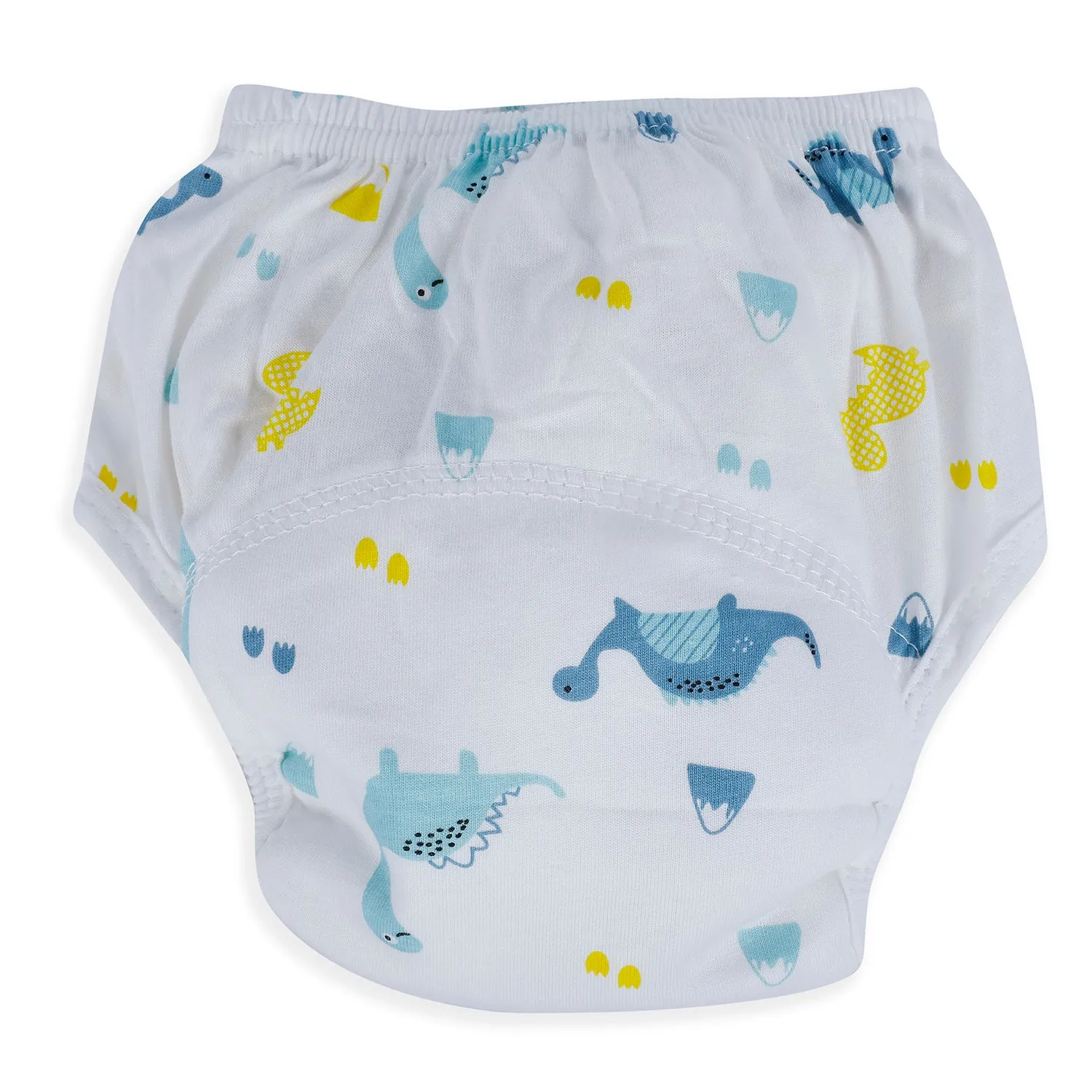 Baby Moo Dinosaur Reusable Cloth Training Diaper Panty - Multicolour