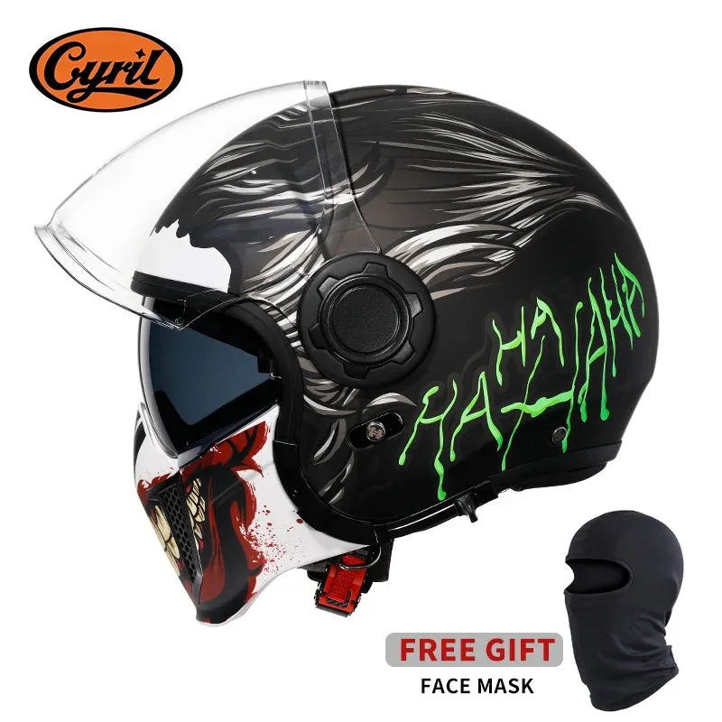 Black Feather Full Face DOT ECE APPROVED Motorcycle Helmet