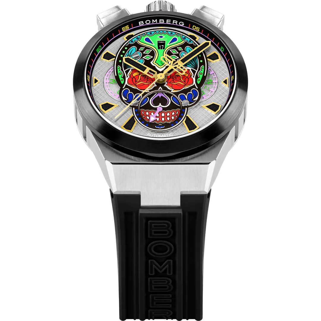 Bomberg Men's Bolt-68 Neo Calaveras Multicolour Watch BF44CHASP.04-6.12