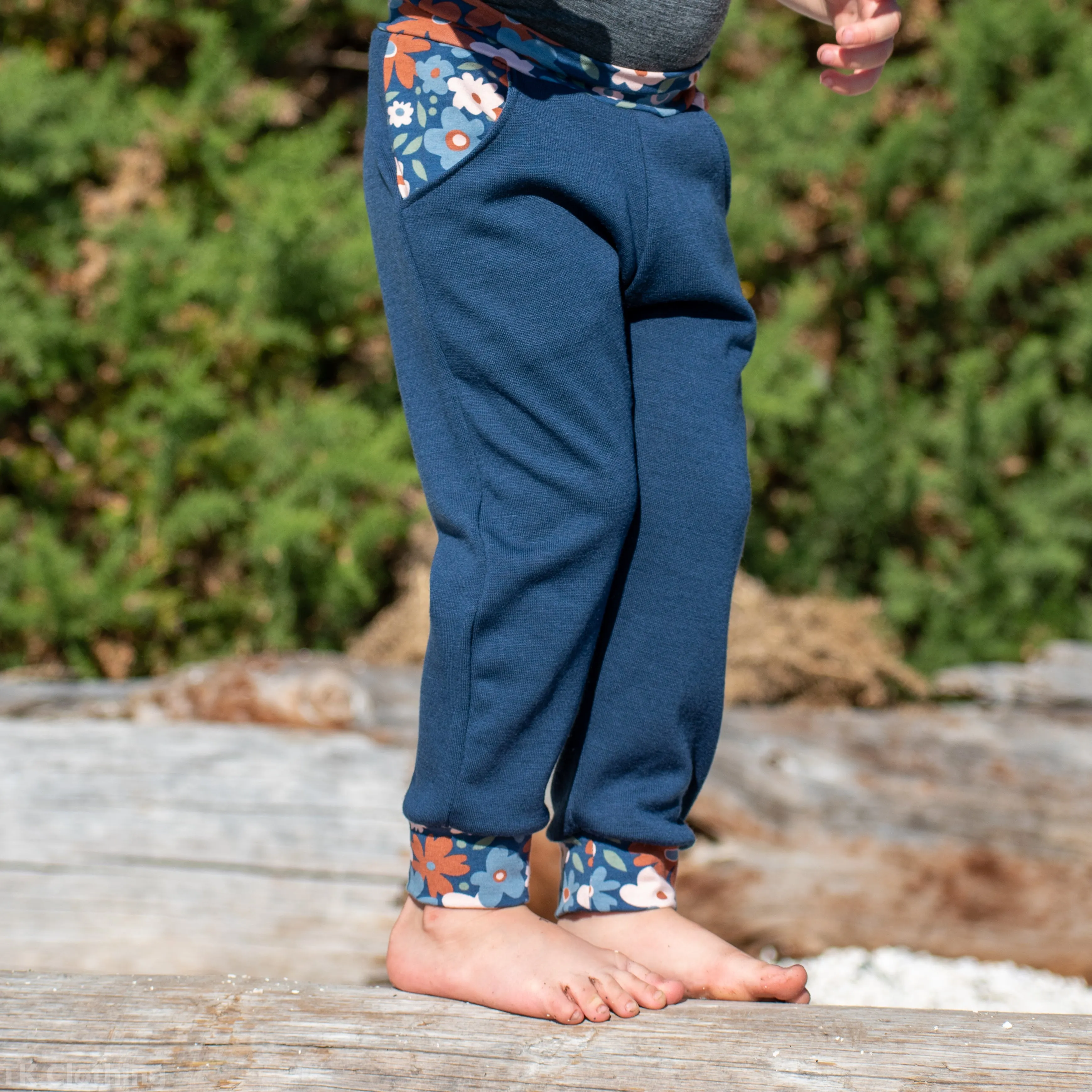 Custom Merino Wool Pocket Pants - Kids