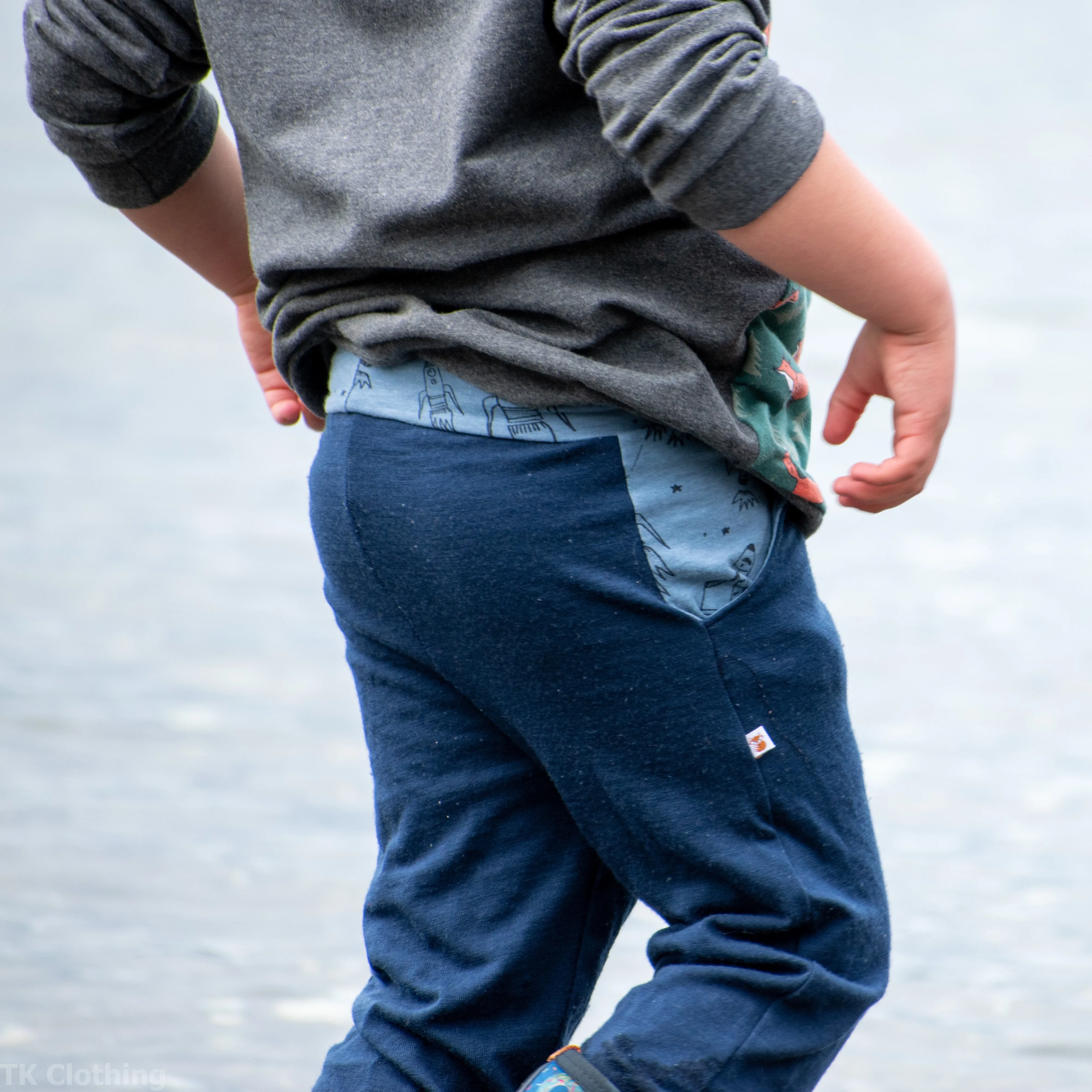 Custom Merino Wool Pocket Pants - Kids