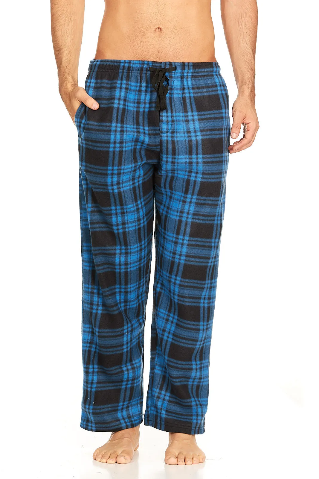 DARESAY Mens Microfleece Pajama Pants/Lounge Wear with Pockets and Adjustable Waistband