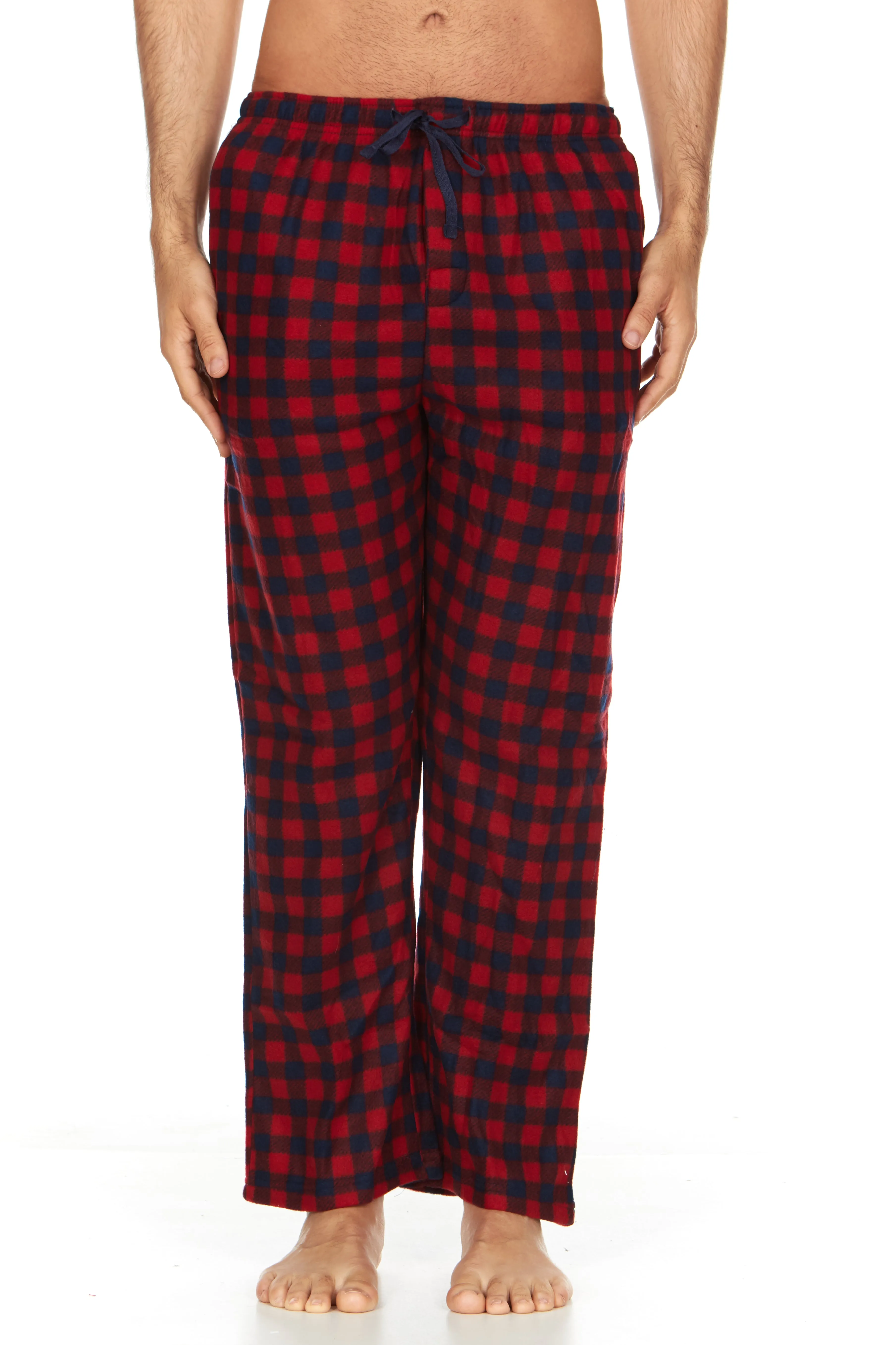 DARESAY Mens Microfleece Pajama Pants/Lounge Wear with Pockets and Adjustable Waistband