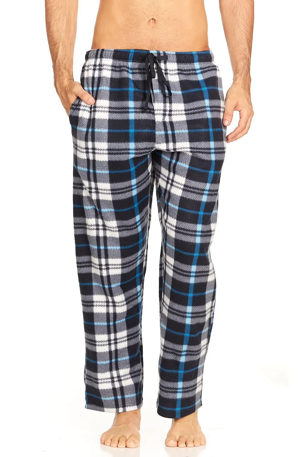 DARESAY Mens Microfleece Pajama Pants/Lounge Wear with Pockets and Adjustable Waistband