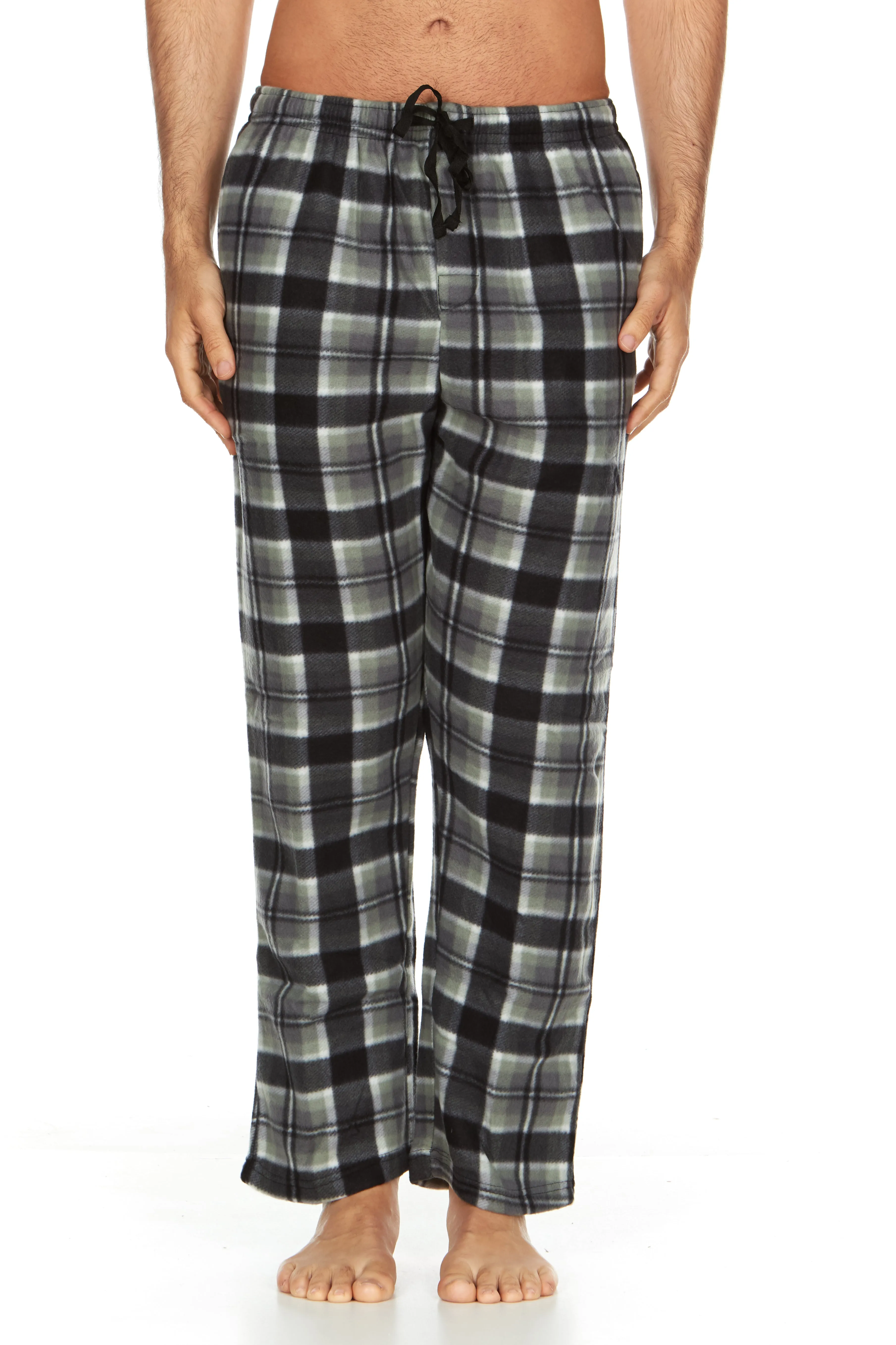 DARESAY Mens Microfleece Pajama Pants/Lounge Wear with Pockets and Adjustable Waistband