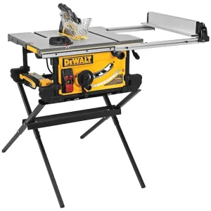 DEWALT 10" Jobsite Table Saw w/ Scissor Stand