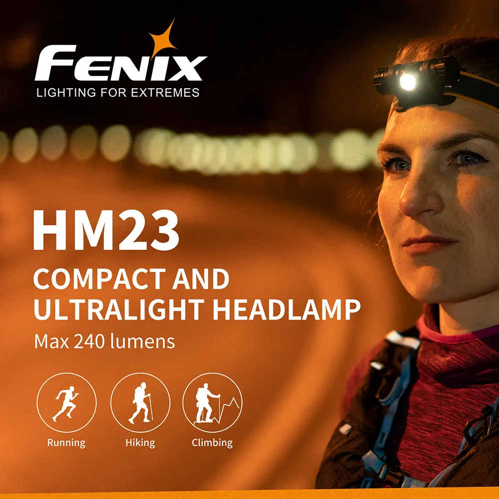 Fenix HM23 Headlamp - 240 Lumens