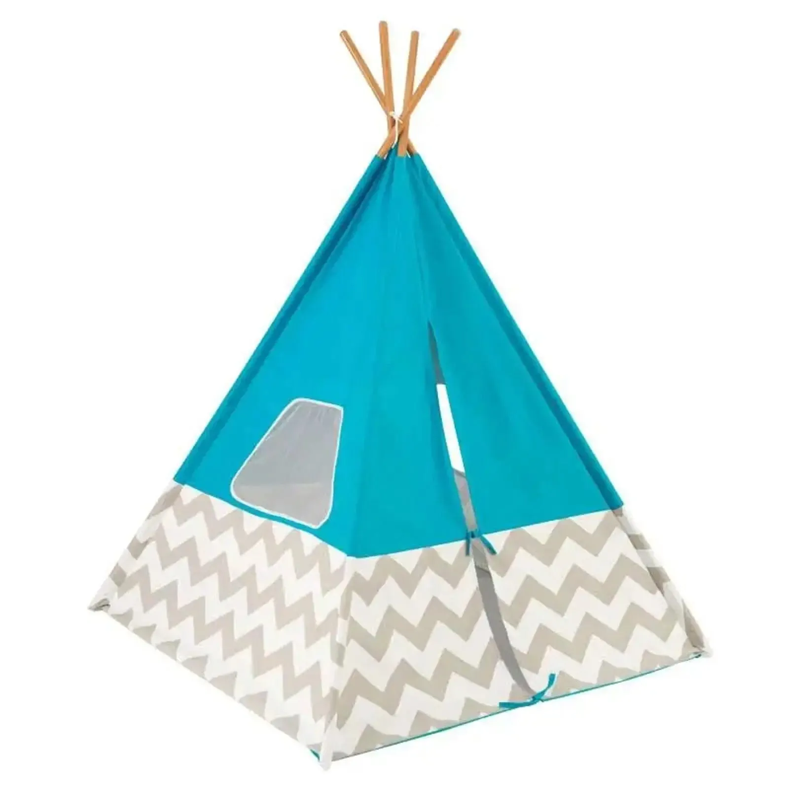 KidKraft Play Teepee Tent Turquoise Kids Indoor Outdoor Toy