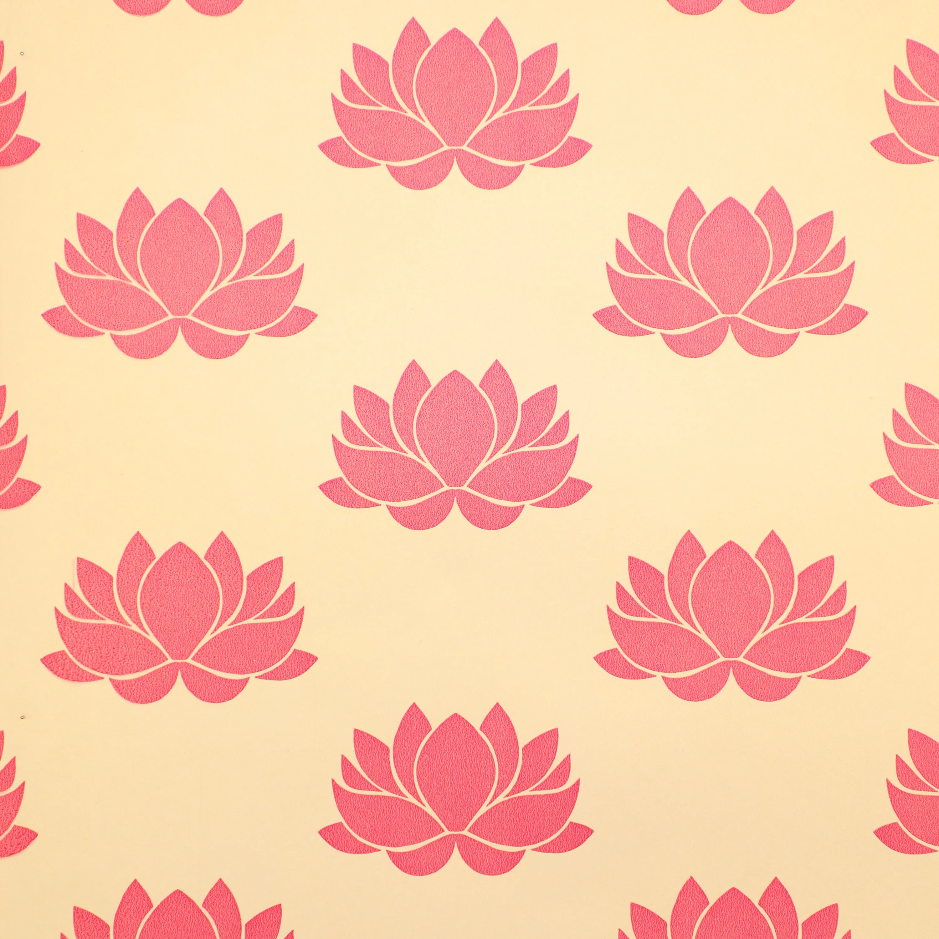 Lotus Printed White Backdrop Sheet