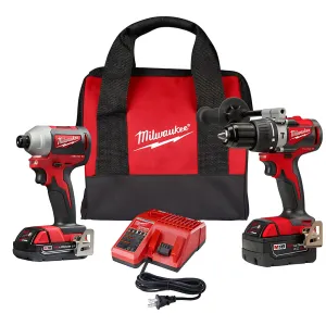 M18™ Brushless Hammer Drill/Impact Combo Kit 2.0,4.0