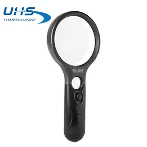 Magnifying Glass w/ 3 LED Lights  / 3x 45x Zoom