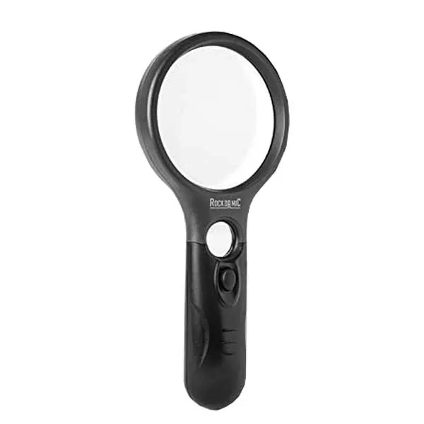 Magnifying Glass w/ 3 LED Lights  / 3x 45x Zoom