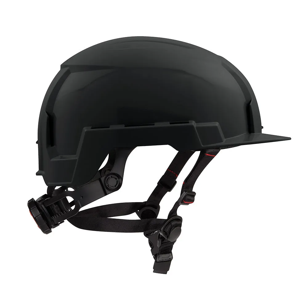 Milwaukee 48-73-1331 BOLT Black Front Brim Safety Helmet (USA) - Type 2, Class E, Non-Vented