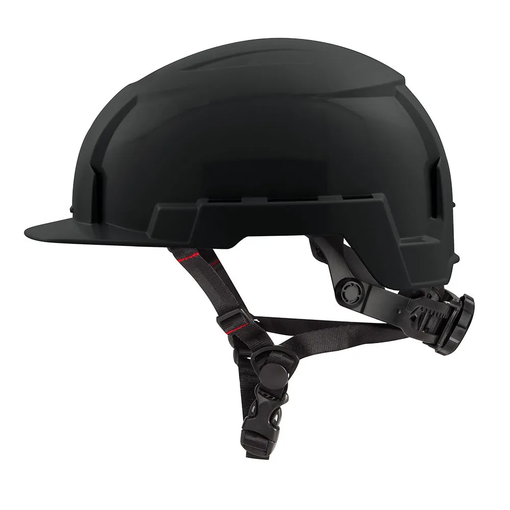 Milwaukee 48-73-1331 BOLT Black Front Brim Safety Helmet (USA) - Type 2, Class E, Non-Vented