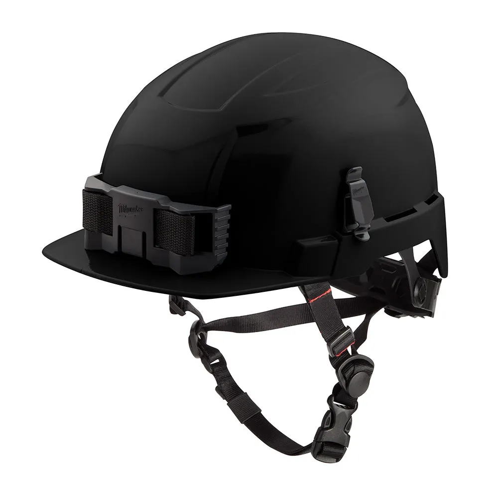 Milwaukee 48-73-1331 BOLT Black Front Brim Safety Helmet (USA) - Type 2, Class E, Non-Vented