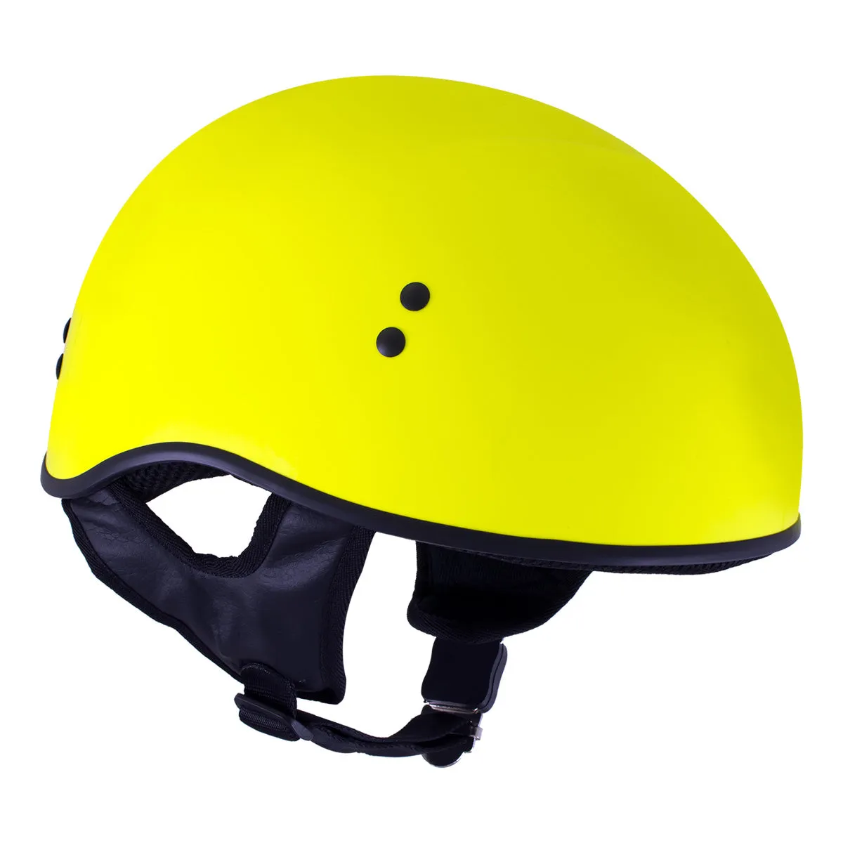 Milwaukee Helmets T68 'The O.G.' Hi-Vis Neon Yellow Motorcycle DOT