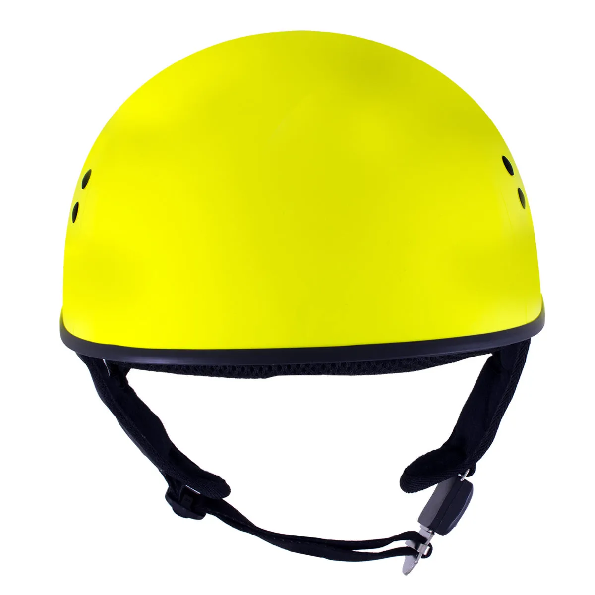 Milwaukee Helmets T68 'The O.G.' Hi-Vis Neon Yellow Motorcycle DOT