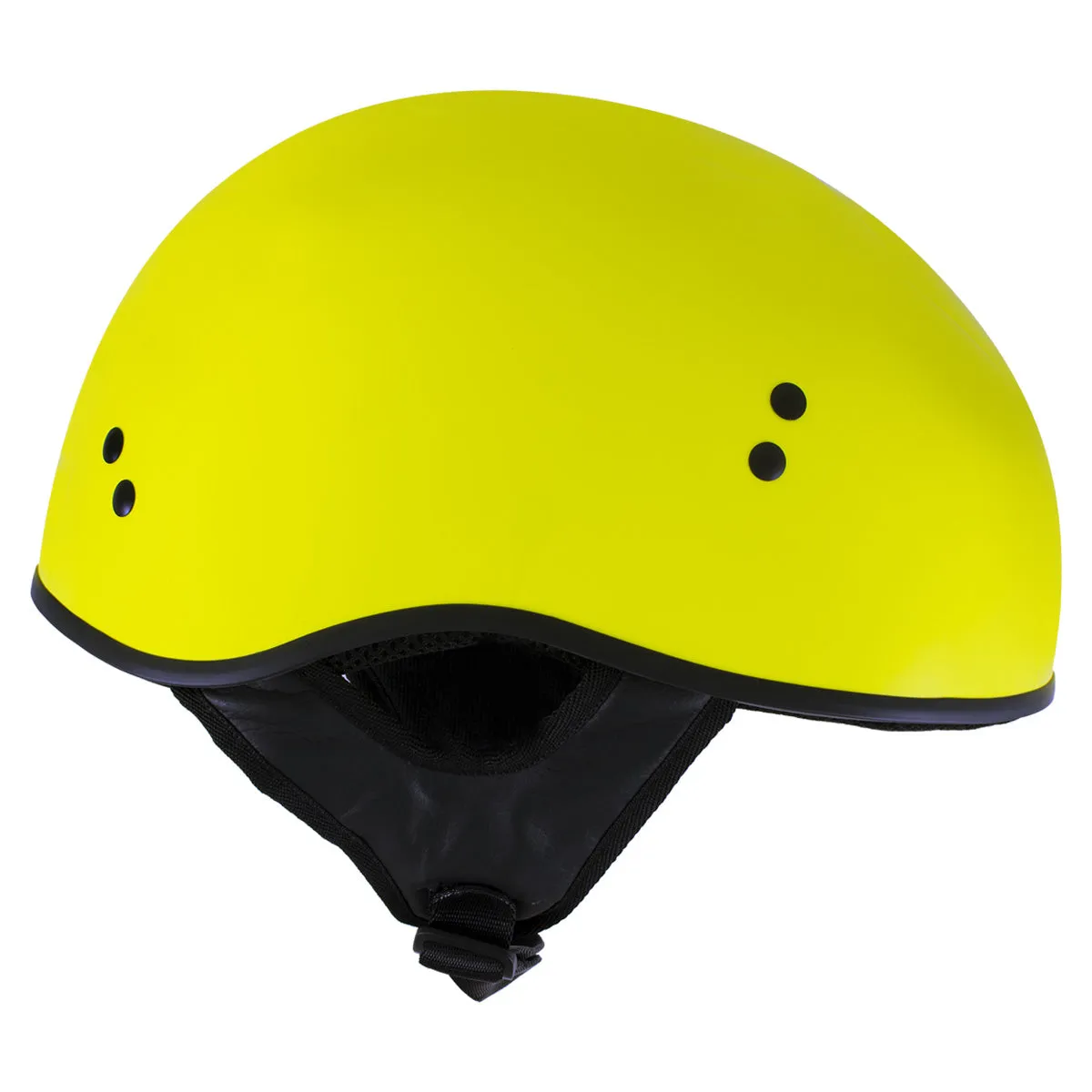 Milwaukee Helmets T68 'The O.G.' Hi-Vis Neon Yellow Motorcycle DOT