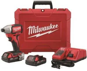 Milwaukeem18 Hex Cordless Brushless Impact Driver Kit' 1/4 In.