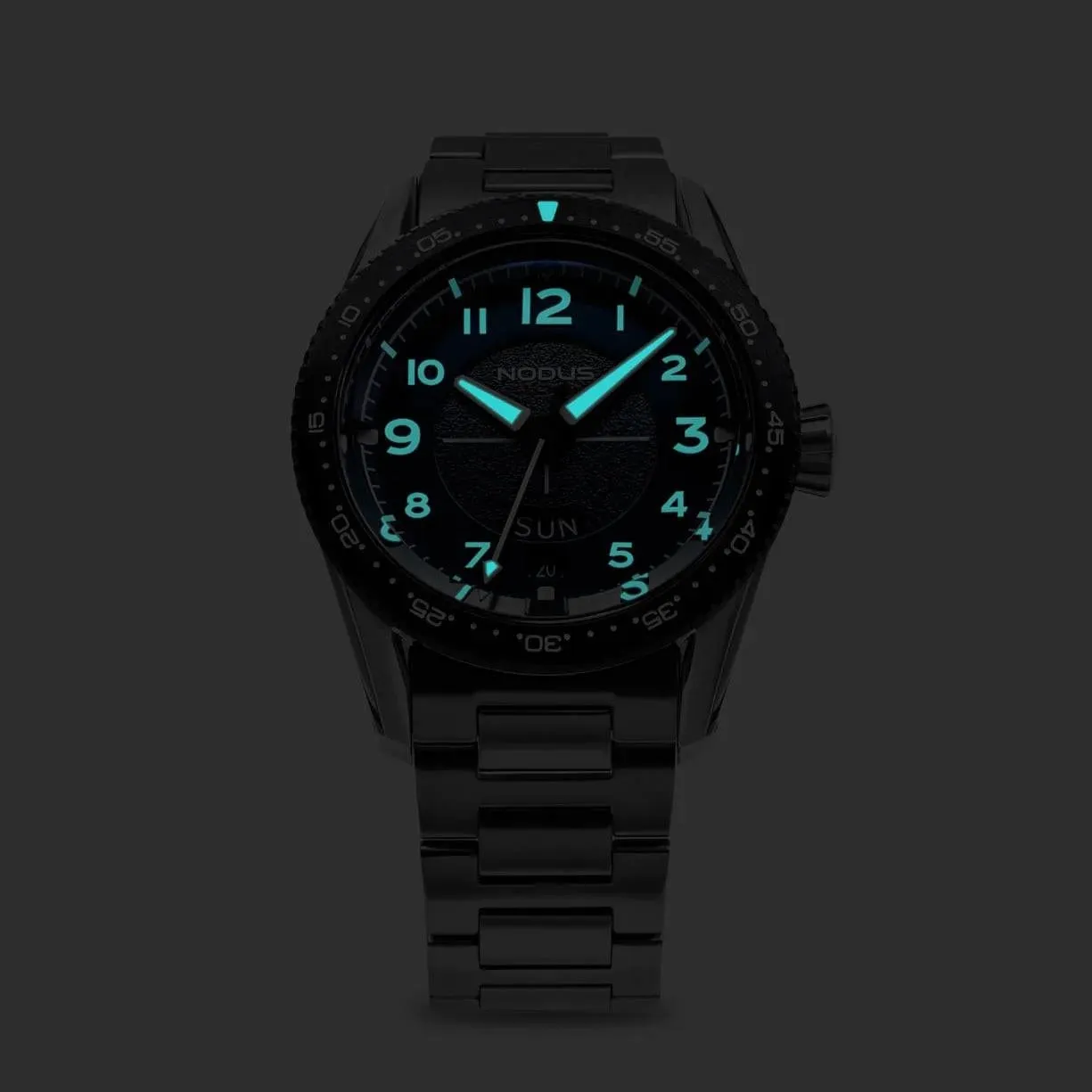 Nodus Sector Pilot Automatic Watch 2023 - Phantom Blue - DLC Bezel