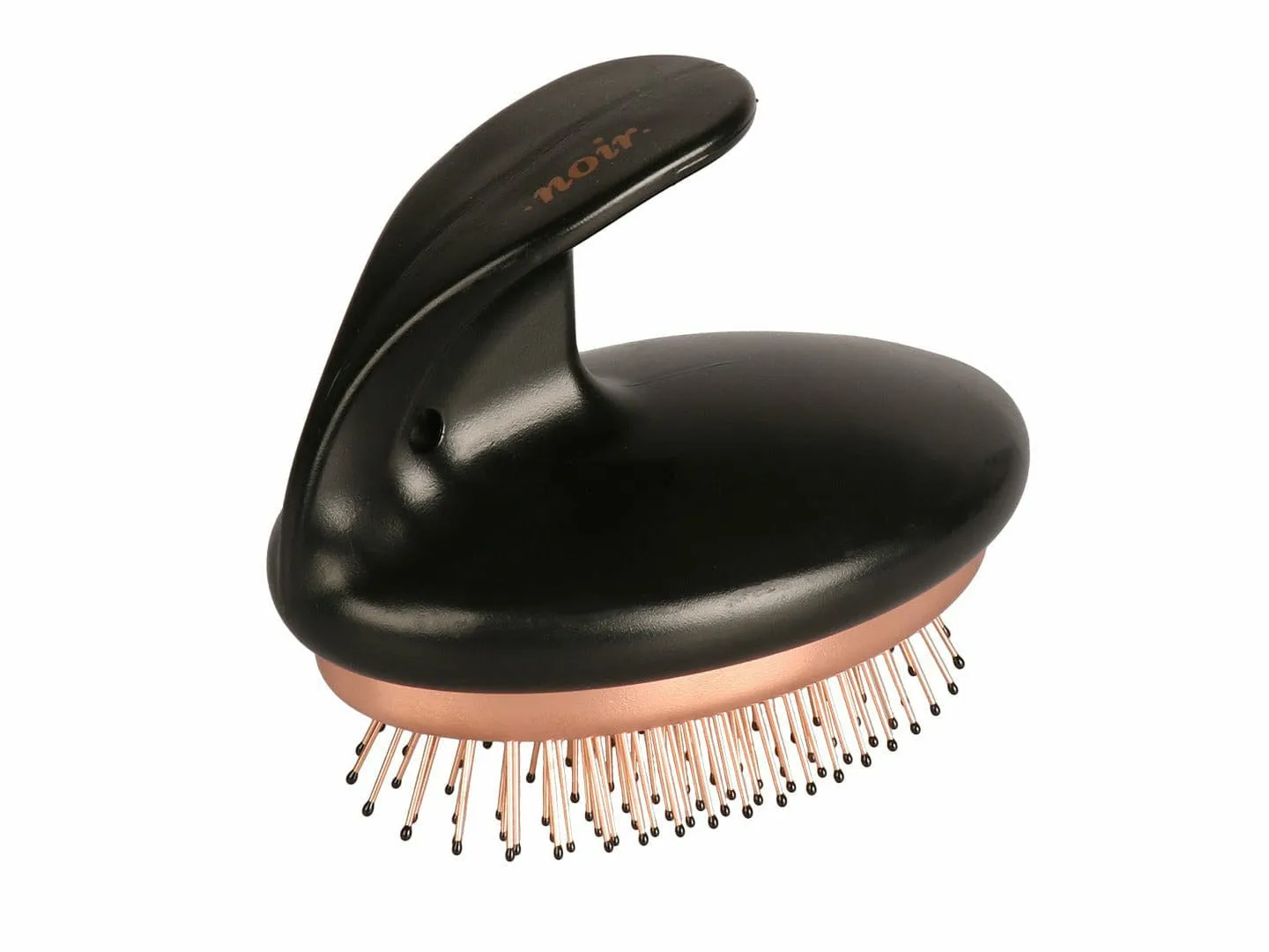 Noir ergonomic bristle brush 11x7x9,5cm bronze/black