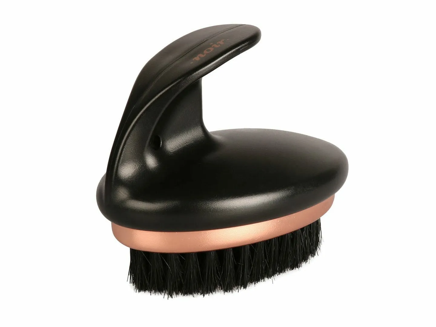 Noir ergonomic bristle brush 11x7x9,5cm bronze/black