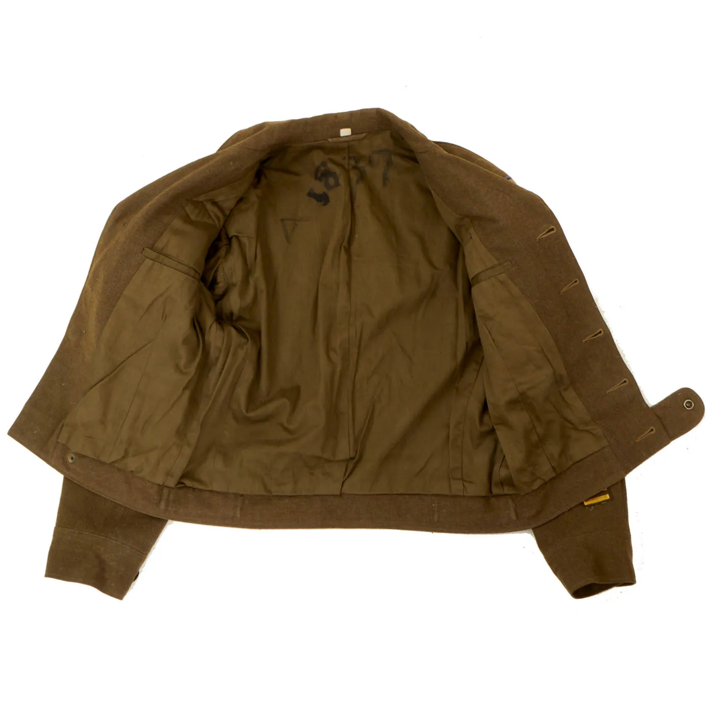 Original U.S. WWII Airborne Trooper Carrier Command Pathfinder Ike Jacket With British Made Insignia