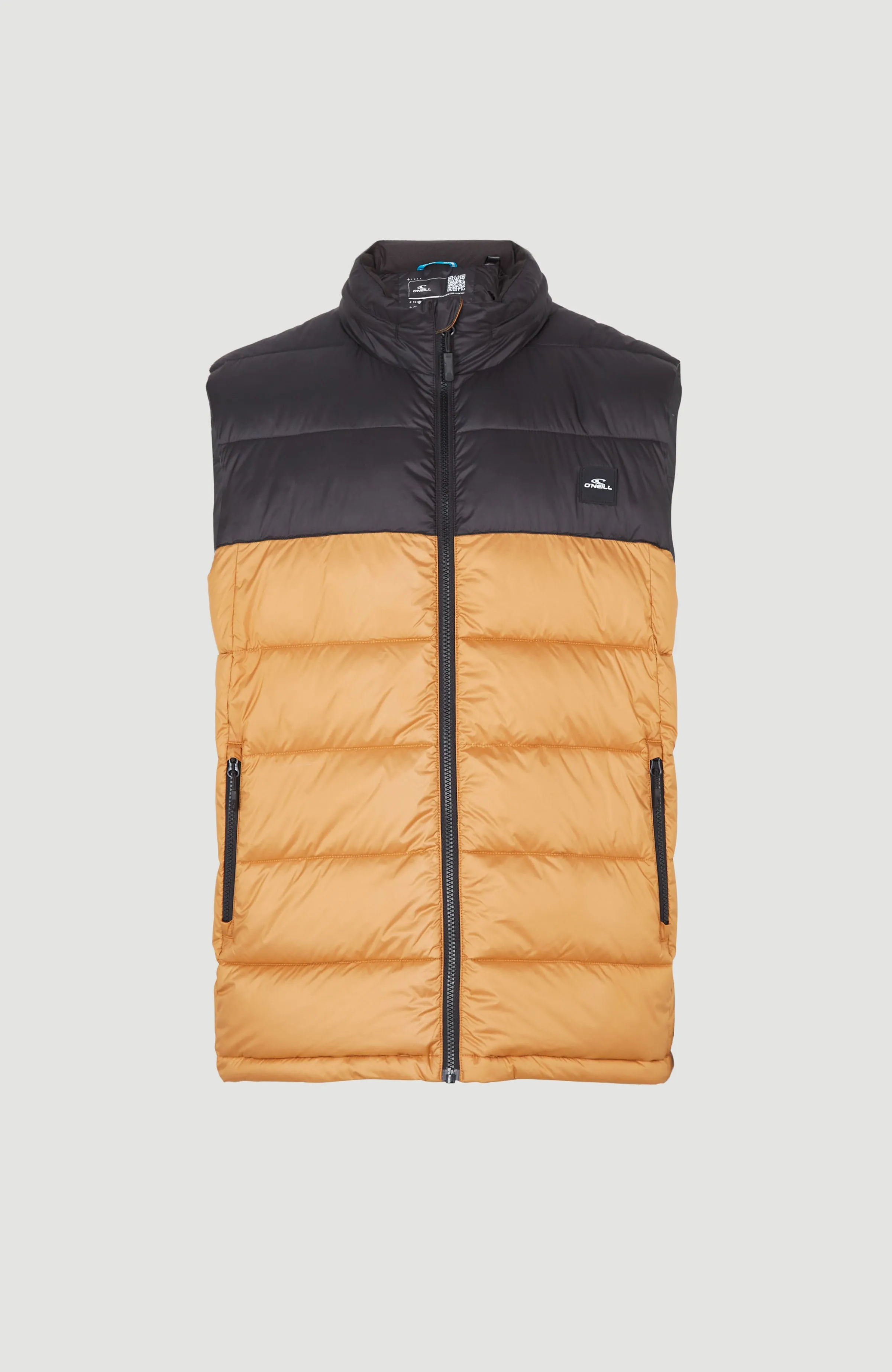 O'Riginals Puffer Vest | Rich Caramel Colour block