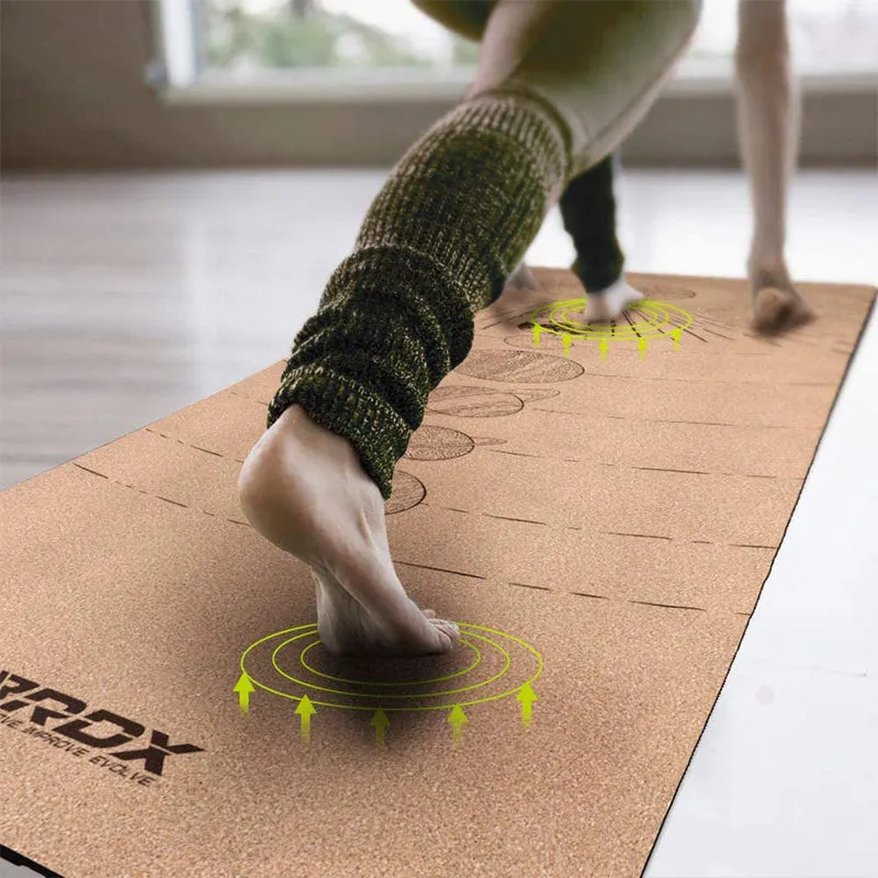 RDX D4 6mm Cork Yoga Mat