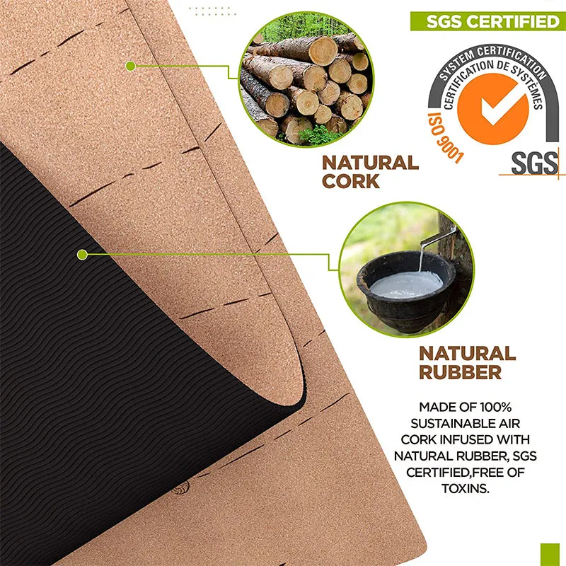 RDX D4 6mm Cork Yoga Mat