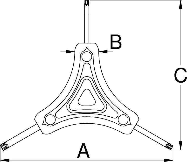 Unior Y Torx Wrench 10X15X25